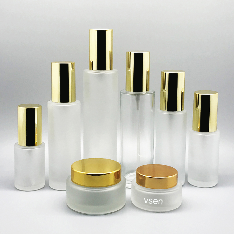 甲壳虫 化妆品套装瓶木纹化妆品包装瓶 通用亮银(图10)