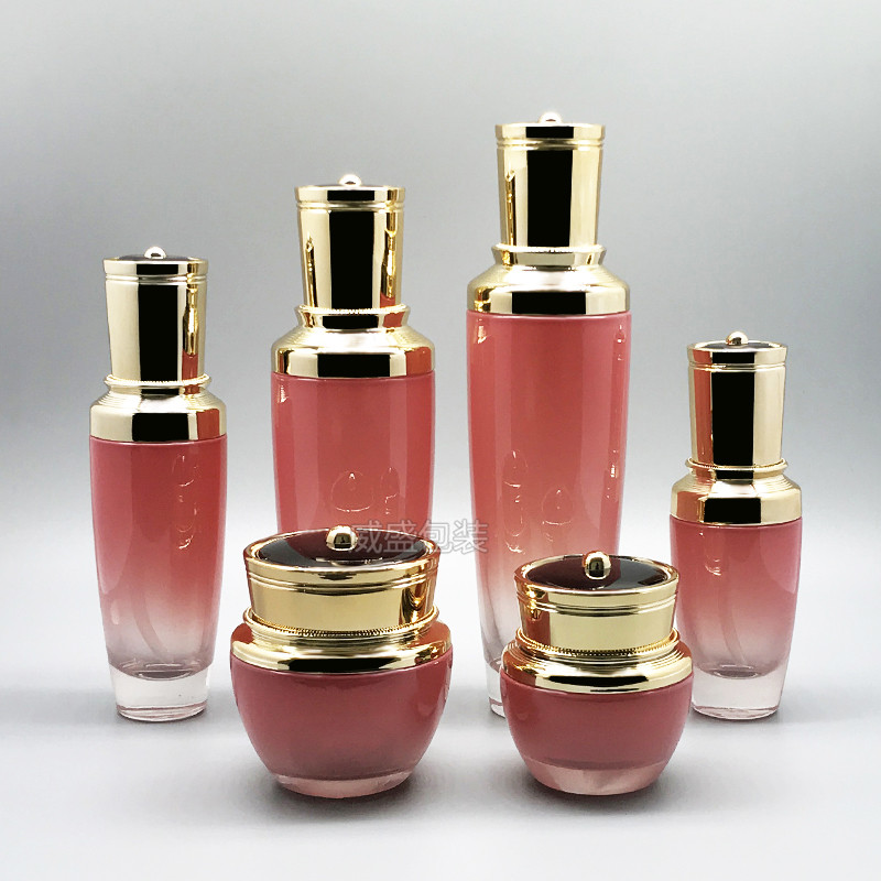 化妆品新款小黑瓶子 面霜瓶子定制 乳液压嘴瓶子(图1)