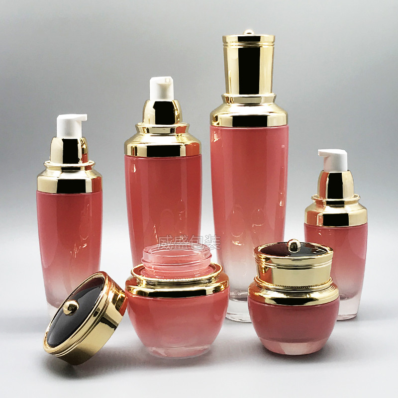 化妆品新款小黑瓶子 面霜瓶子定制 乳液压嘴瓶子(图2)